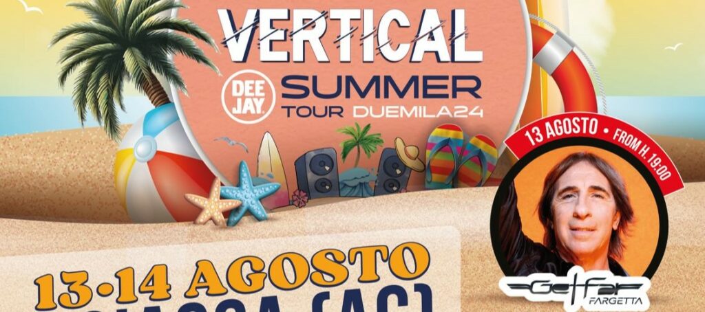 VERTICAL TOUR DI RADIO DEJAY NELLA SPIAGGIA DELLA FOGGIA